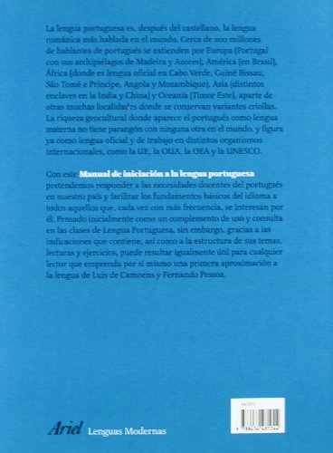 Manual de iniciación a la lengua portuguesa (Ariel Letras)