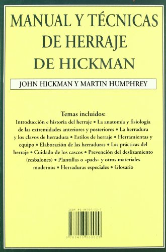 Manual y Técnicas de Herraje de Hickman