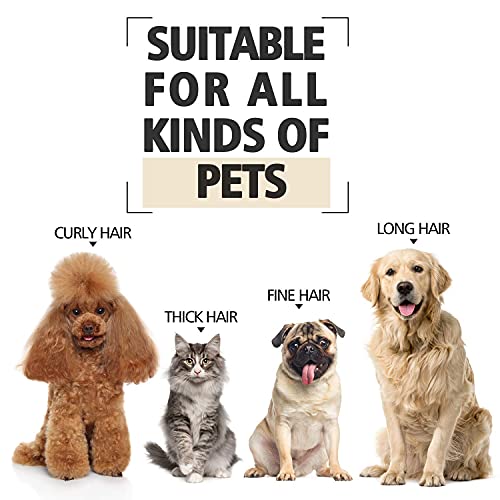 Maquina Cortar Pelo Perros Profesional,Carga Rápida Silencioso Cortador de Pelo Pantalla LED Inteligente con 4 Peines Para Cabello Grueso,Largo,Rizado,Corto Perros,Gatos y Otros Animales
