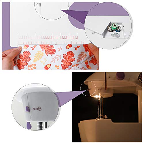 Máquina de Coser con Kit de Costura y Mesa de Extensión