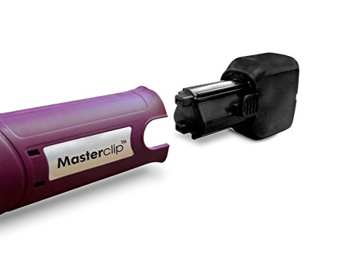 Máquina Masterclip inalámbrica para cortar el pelo de caballo, con 2 baterías