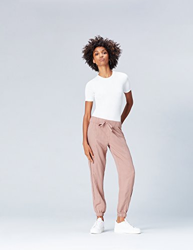 Marca Amazon - find. Pantalones Mujer, Rosa (Pink), 36, Label: XS