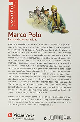 Marco Polo. La Ruta de las Maravillas (Colección Cucaña Biografías)