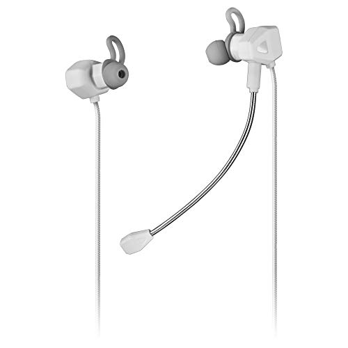 Mars Gaming MIHXW Blanco, Auriculares In-Ear, Micrófono, PS4/PS5/XBOX/SWITCH/PC