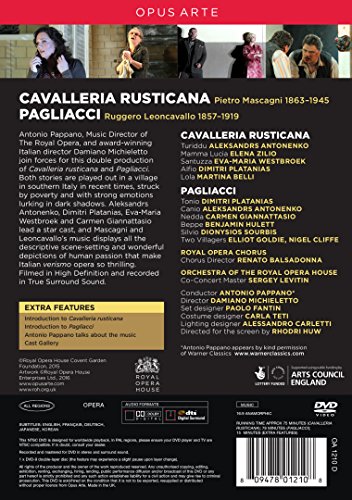 Mascagni, P.: Cavalleria Rusticana / Leoncavallo, R.: Pagliacci (Royal Opera House, 2015) [DVD]