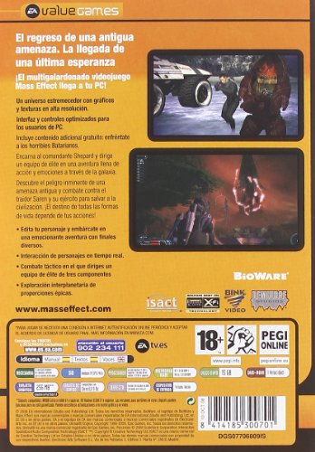 Mass Effect Value Game Pc Dvd España