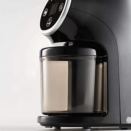 MDHDGAO Molinillo de café de Gran Capacidad, Molinillo Comercial Comercial, Montura controlada multifunción Grano de café, Molinillo de Mano, Molinillo de Acero Inoxidable de 220V (Color : White)