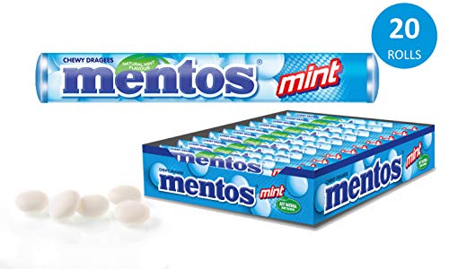 Mentos Menta, Caramelo Masticable - 20 unidades de 38 gr. (Total 760 gr.)