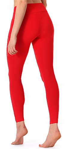 Merry Style Leggins Largos Mallas Deportivas Mujer MS10-232 (Rojo, XL)