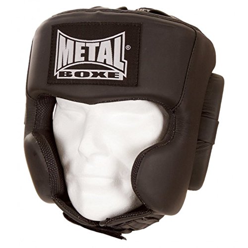 METAL BOXE Casque Semi Integral Casco semiintegral, Unisex Adulto, Blacklight, Talla única