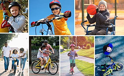 meteor Guantes de Ciclismo niñas y niños - Guantes Bicicleta para Infantil MTB BMX Carretera Montaña sin Dedos (M ~7-7,5cm, Kiss Love)