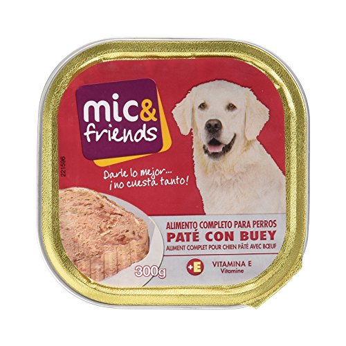 Mic&Friends - Paté Con Buey - Alimento Completo para Perros - 300 g
