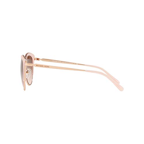 Michael Kors 0MK1046 Gafas, Rose Gold Pink/Brown Pink Shaded, 56 para Mujer