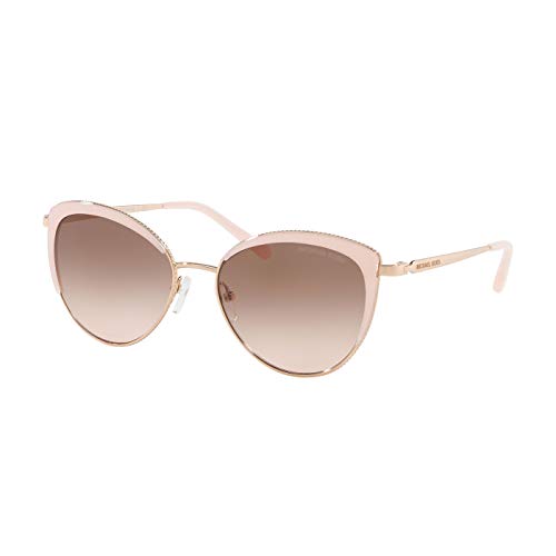 Michael Kors 0MK1046 Gafas, Rose Gold Pink/Brown Pink Shaded, 56 para Mujer