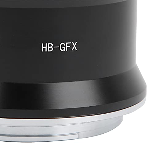 minifinker Adaptador de Lente, Ajuste estricto Entre la Lente y la cámara y Anillo convertidor de Lente sin Fugas de luz para cámara con Montura Fujifilm GFX a través del Anillo Adaptador HB-GFX