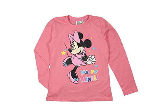 Minnie Mouse Camiseta de manga larga., Rosa., 6 años