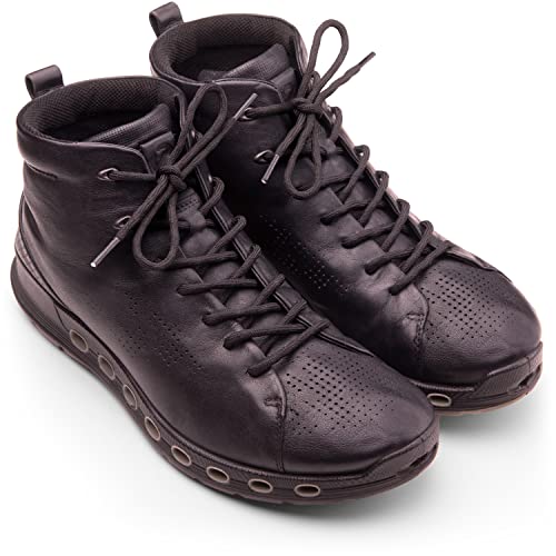 Miscly Cordones Redondos de Botas [3 Pares] Antideslizantes y con Forma Entrelazada, Cordones Resistentes Ideales para Botas, Botas de Trabajo y Zapatos de Senderismo (137cm, Negro)