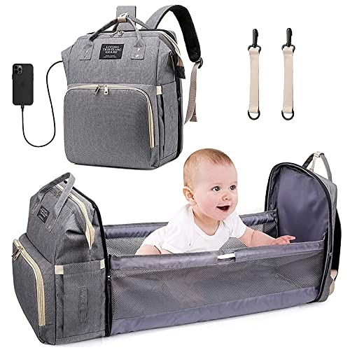 Mochila para pañales bebe, cuna plegable- Kiligs Bolso para carrito moderna, Bolsa de transporte gran capacidad maternidad