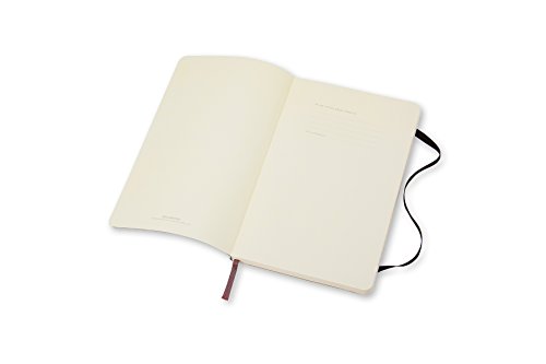 Moleskine Cuaderno Clásico con Hojas Rayadas, Tapa Blanda y Cierre Elástico, Color Negro, Tamaño Pequeño 9 x 14 cm, 192 Hojas