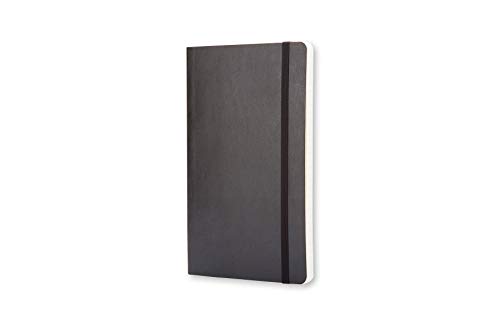 Moleskine Cuaderno Clásico con Hojas Rayadas, Tapa Blanda y Cierre Elástico, Color Negro, Tamaño Pequeño 9 x 14 cm, 192 Hojas