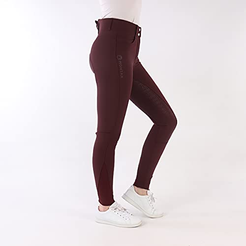 Montar Breeches Highwaist Megan 2.0 Full Grip in Size: 44. - Rojo - 44