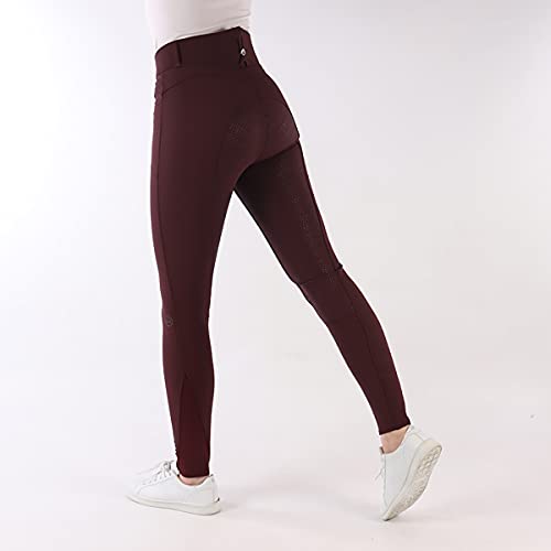 Montar Breeches Highwaist Megan 2.0 Full Grip in Size: 44. - Rojo - 44