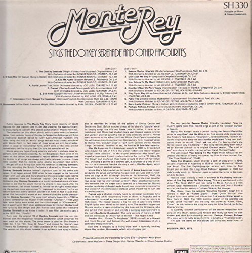Monte Ray - Sings The Donkey Serenade & Other Favourites - [LP]