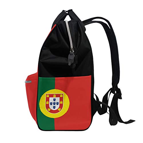 MONTOJ Mochila de lona con bandera de Portugal