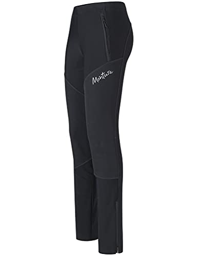 MONTURA Pantalones nordik 2 Pants Mujer mpls82w 9093 Color Negro Ideal para Alpinismo y Trekking Invierno Impermeable, Negro , XS