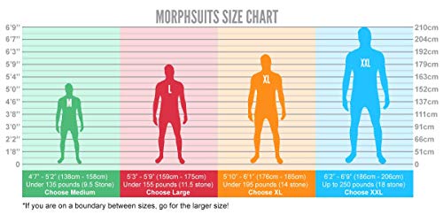 Morphsuits- Msuit Disfraces para adultos, Color azul, L (STSBLL)