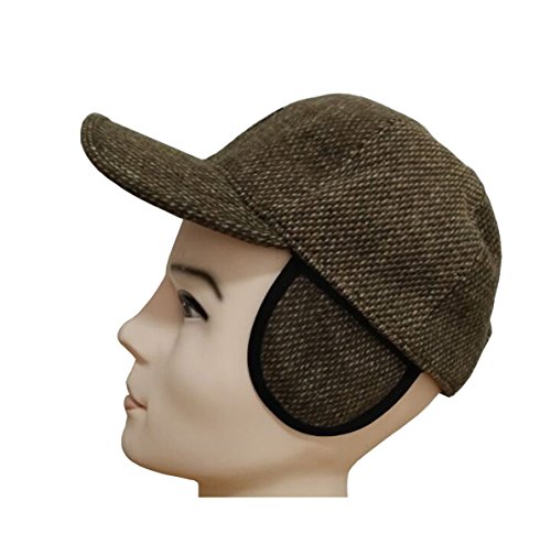 MRACSIY Gorra de béisbol unisex Gorras de invierno Sombreros para circunferencia de la cabeza 56-60cm (Marrón)