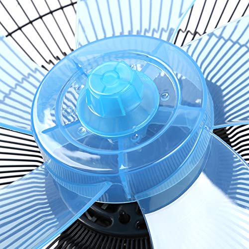 MSemis Reemplazo Paletas de Ventilador 1PC Aspas de Ventilador 3 Hojas de Plástico Transparentes Accesorios de Ventiladores Ventilador de Pie Cielo Azul 12 Inch