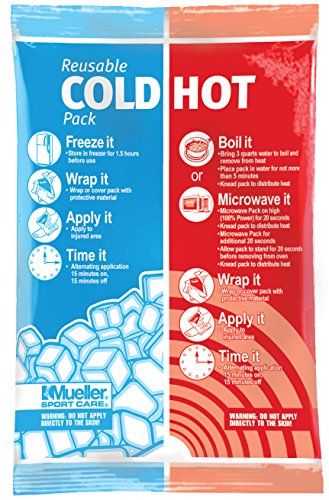 Mueller Compresa De Frío/Calor, Reutilizable, Regular, Caja Frío y calor reutilizable, Unisex adulto, Azul, 14 x 21,6cm