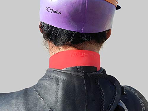 Mugiro Protector de Cuello Trajes de Neopreno - Rosa - Talla S 30-35 cm