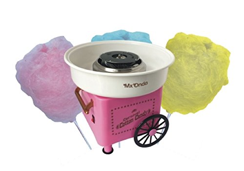 Mx Onda MX-AZ2765 - Máquina de algodón de azúcar, color rosa