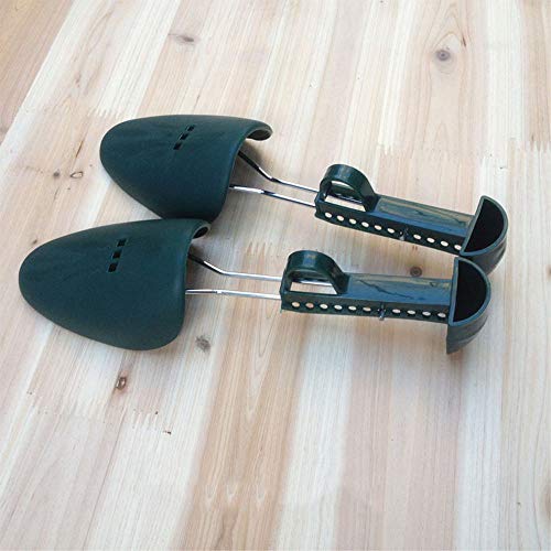 N-K 2 pares de soportes ajustables para botas de zapatos de plástico con muelle de tracción, color verde