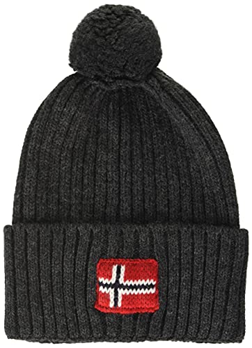 Napapijri FILO gorro para hombre, mezcla gris oscuro, talla única