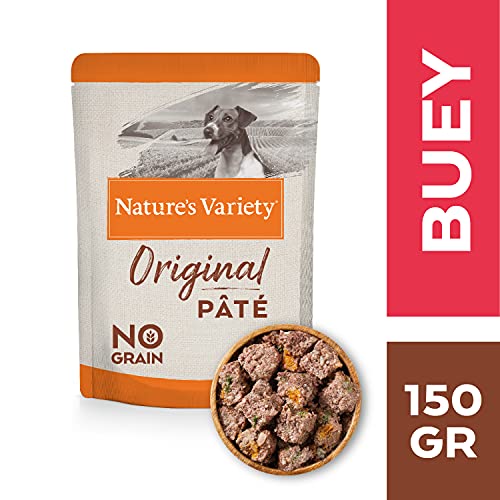 Nature's Variety Original No Grain - Paté para perros adultos mini con buey 150 g