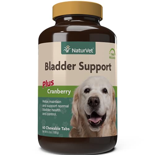 NaturVet Senior Dog Natural BLADDER SUPPORT with Cranberry 60 Tablets