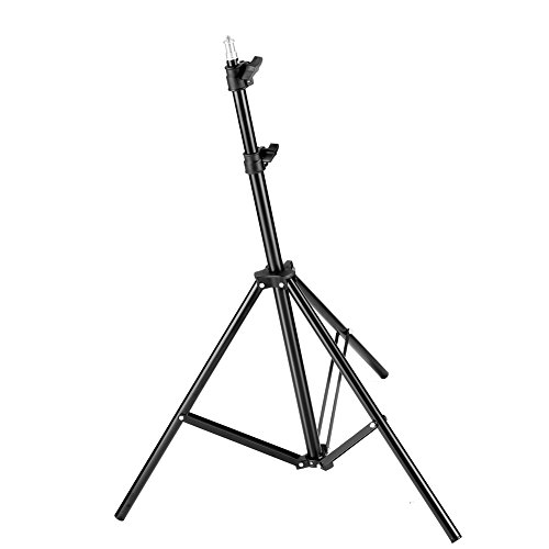 Neewer Soportes de Trípode de Luz de Aluminio 190cm para Estudio Kit Luces de Fotografía Cajas de Luz (Negro, 2 paquetes)