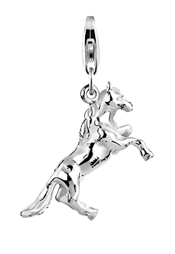 Nenalina plata charm colgante caballo para collares y pulseras para mujer 713183-000