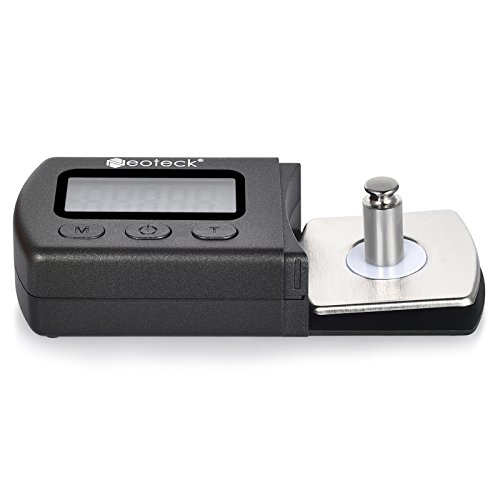 Neoteck probador Escala Stylus Fuerza de la placa giratoria Escalas 0,01 g Retroiluminacion para LCD Brazo de la Placa Giratoria Fono Caja de Música-Negro
