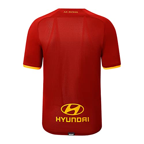 New Balance Camiseta de Manga Corta del AS Roma, equipación Local, Temporada 2021/22, Unisex