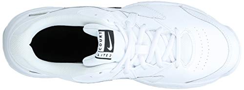 Nike Court Lite 2, Zapatillas de Tenis Hombre, Multicolor White Black White University Gold 101, 44 EU