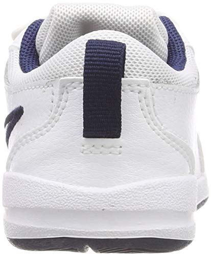 Nike Pico 4 (Tdv), Zapatos de Primeros Pasos para Bebés, Blanco (White/Midnight Navy 101), 22 EU