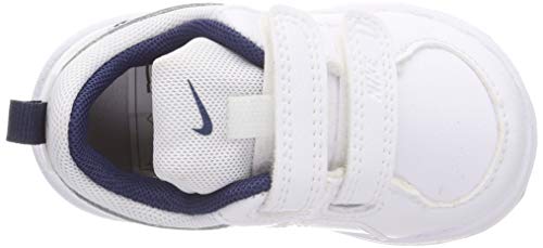 Nike Pico 4 (Tdv), Zapatos de Primeros Pasos para Bebés, Blanco (White/Midnight Navy 101), 22 EU