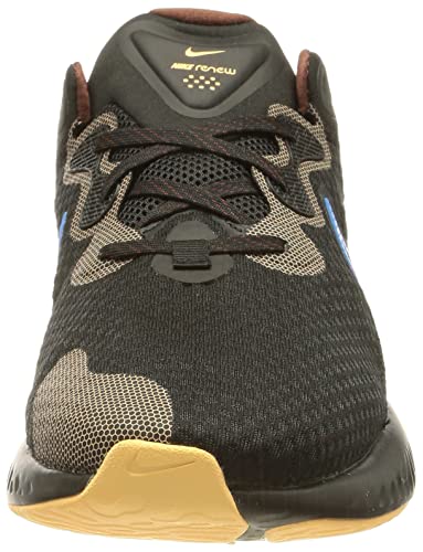 Nike Renew Run 2, Zapatillas para Correr Hombre, Negro Black Photo Blue Dark Pony Melon Tint, 46 EU
