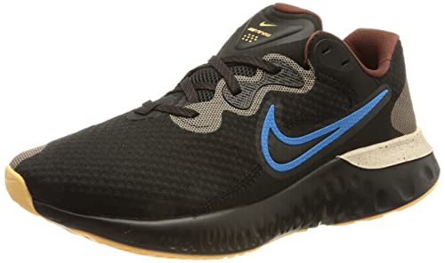 Nike Renew Run 2, Zapatillas para Correr Hombre, Negro Black Photo Blue Dark Pony Melon Tint, 46 EU