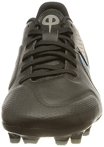Nike Tiempo Legend 9 Academy FG/MG, Soccer Shoe Unisex Adulto, Black/Black-Iron Grey, 39 EU