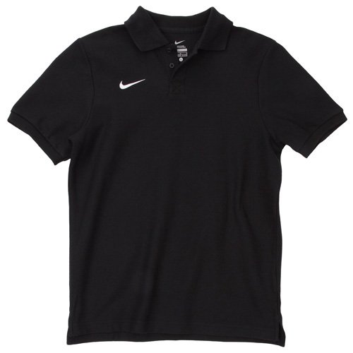 NIKE TS Core Camiseta de Polo de Fútbol de Manga Corta, niños, Blanco Negro, XS